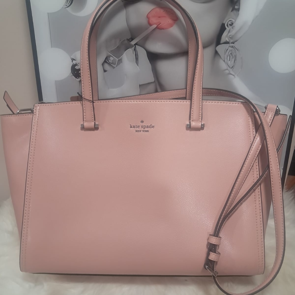 Kate Spade Pink Satchel Bag with Adjustable Strap NWOT